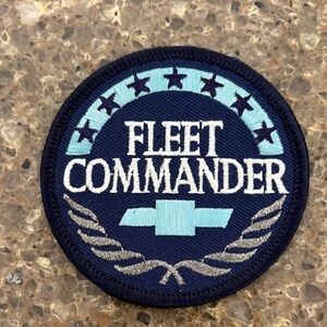 Cheverolet / Chevy Fleet Commander Embroidered Sew on Patch